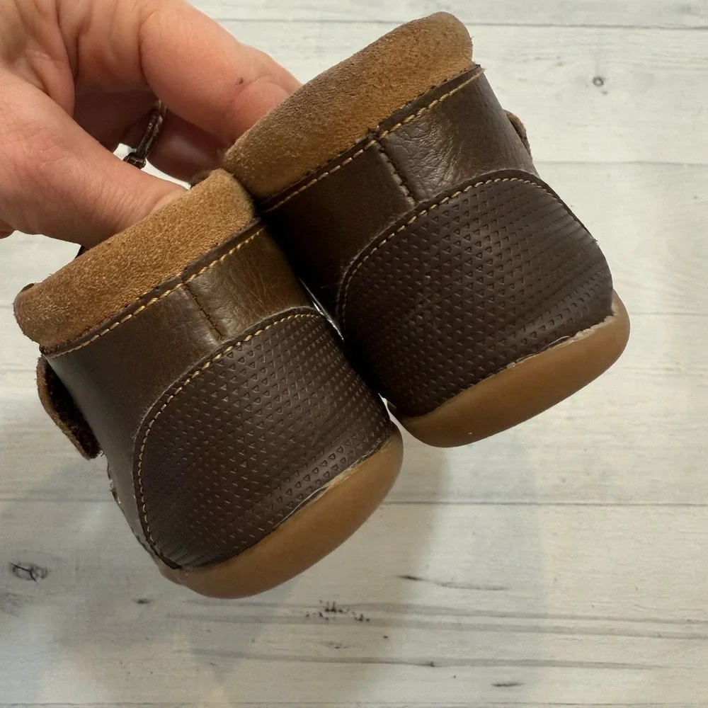 See Kai run kids sawyer boys brown boots‎ toddler size 4